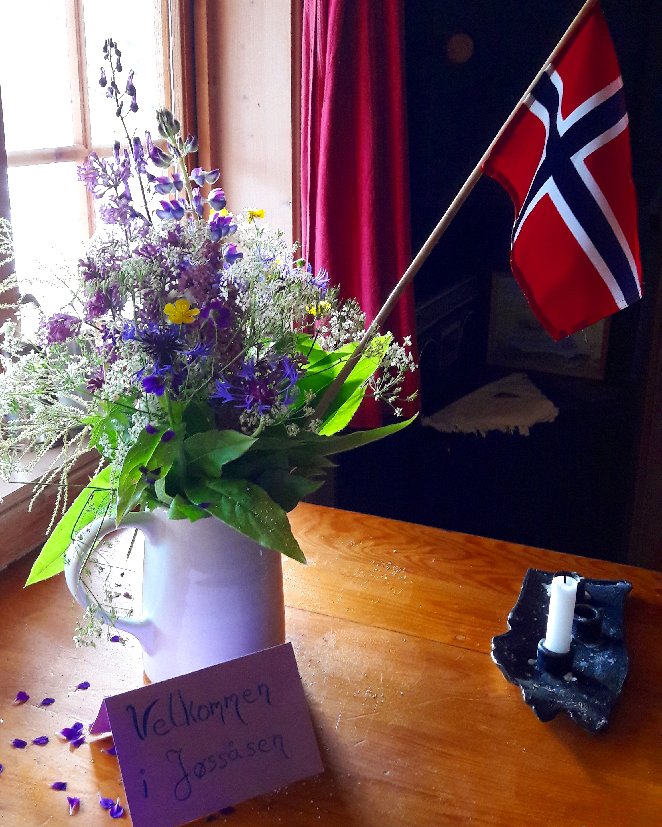 vlajka norska z workcampu